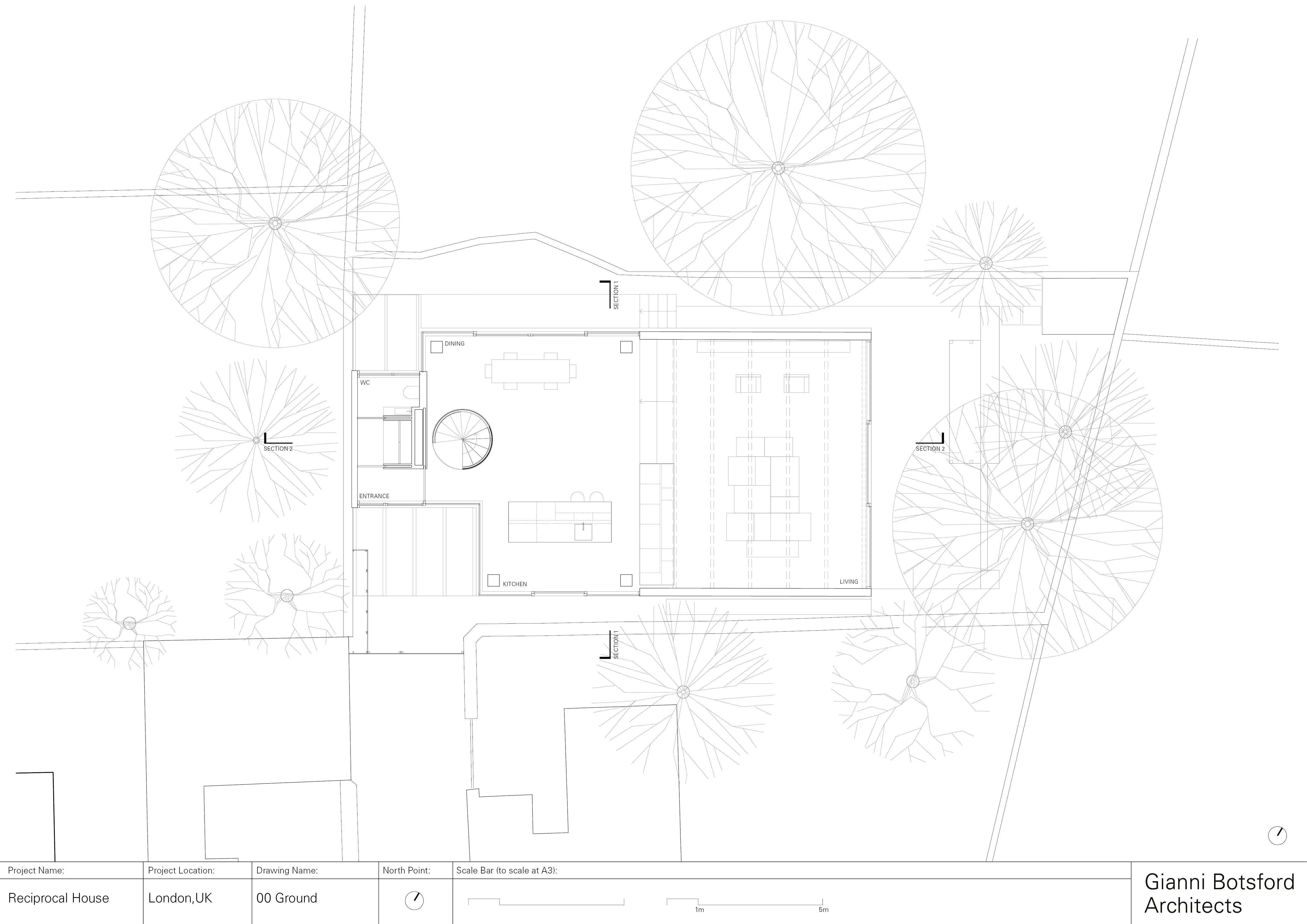 
 Reciprocal House by Gianni Botsford Architects